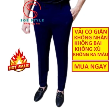 Quần tây đi học SOE Style co giãn tốt, vải không nhăn, không xù, không ra màu - phù hợp học sinh, sinh viên, công sở