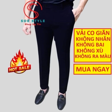 Quần tây đi học SOE Style co giãn tốt, vải không nhăn, không xù, không ra màu - phù hợp học sinh, sinh viên, công sở