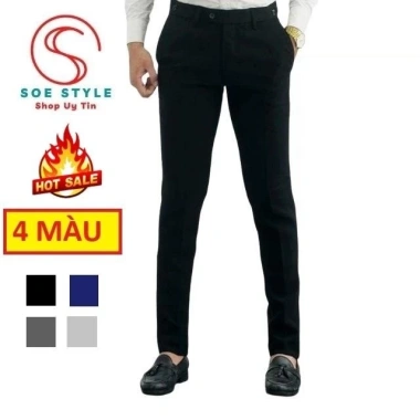 Quần tây đi học SOE Style co giãn tốt, vải không nhăn, không xù, không ra màu - phù hợp học sinh, sinh viên, công sở