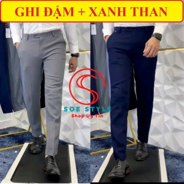 Quần tây đi học SOE Style co giãn tốt, vải không nhăn, không xù, không ra màu - phù hợp học sinh, sinh viên, công sở