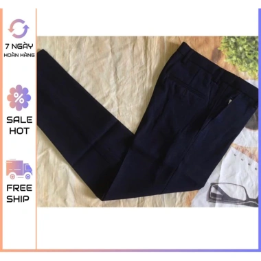 Quần tây học sinh nam dài xanh đen, đồng phục cấp 1‑3, giảm giá 98.000₫