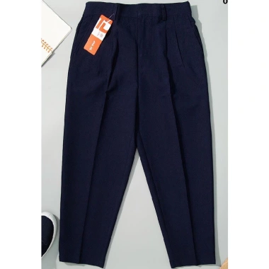 Quần tây học sinh nam nữ dài lưng thun xanh đen kaki - Giá ưu đãi 128k (Cấp 1-3) 2