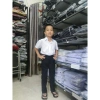 Quần tây học sinh nam nữ dài lưng thun xanh đen kaki - Giá ưu đãi 128k (Cấp 1-3) 4