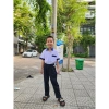 Quần tây học sinh nam nữ dài lưng thun xanh đen kaki - Giá ưu đãi 128k (Cấp 1-3) 10
