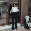Quần tây hơi loe Dens.clothing dài 103cm - Giá ưu đãi 340.990₫, thoáng mát 6