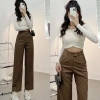 Quần Tây Kaki Culottes Dáng Suông Lưng Cao - Xịn Xò Giá 340.000 (Giảm 91.800) 3