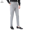 Quần tây nam ADINO màu ghi sáng, vải rayon polyester dày, không bai, co giãn, dáng công sở ống đứng hơi côn - 358.999đ