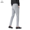 Quần tây nam ADINO màu ghi sáng, vải rayon polyester dày, không bai, co giãn, dáng công sở ống đứng hơi côn - 358.999đ 2