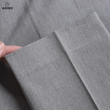 Quần tây nam ADINO màu ghi sáng, vải rayon polyester dày, không bai, co giãn, dáng công sở ống đứng hơi côn - 358.999đ