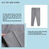 Quần tây nam ADINO màu ghi sáng, vải rayon polyester dày, không bai, co giãn, dáng công sở ống đứng hơi côn - 358.999đ 8