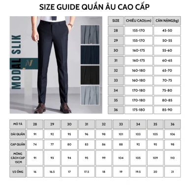 Quần Tây Nam Cao Cấp Atrastino VNXK Cotton Lạnh Không Nhăn Co Dãn Nhẹ Thanh Lịch QA005 Bản Mới