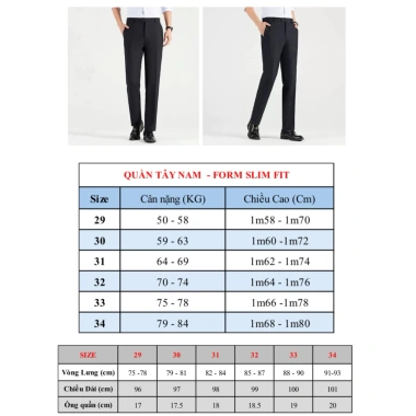 Quần Tây Nam Cao Cấp CAVILL - Công Nghệ Mới Đứng Form, Vải Co Giãn Nhẹ, Chống Nhăn Bền Màu 8 Quần Tây Nam Cao Cấp CAVILL - Công Nghệ Mới Đứng Form, Vải Co Giãn Nhẹ, Chống Nhăn Bền Màu 8