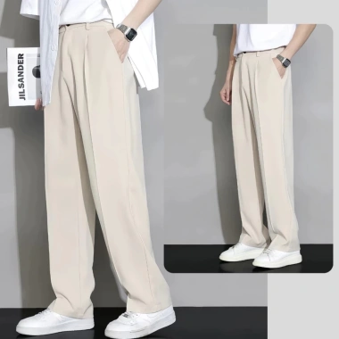 Quần Tây Nam Cao Cấp DU&I STORE - Kiểu Ống Rộng Hàn Quốc, Dễ Phối Đồ, 205.000đ 4