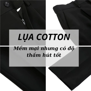 Quần Tây Nam Cao Cấp DU&I STORE - Kiểu Ống Rộng Hàn Quốc, Dễ Phối Đồ, 205.000đ 6