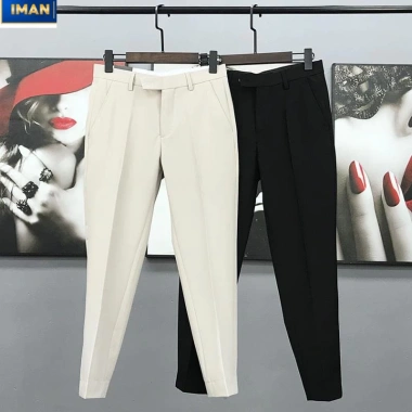 Quần Tây Nam Cao Cấp Hàn Quốc Vải Chéo 79 Co Dãn Chống Nhăn Xù 45‑120Kg - iMan Store 3
