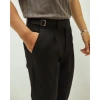 Quần tây nam cạp cao sidetab ống côn đen vải tuyết Hàn công sở - PN STORE QĐL giảm giá 179k 3