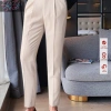 Quần tây Nam cạp cao tự chỉnh eo, baggy lịch lãm màu xám đen be kem Zenzetshop QTN04 3