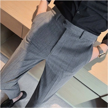 Quần Tây Nam Cạp Chun Co Giãn COTON SPANDECK Không Nhăn Không Xù QA66 Giá 299k