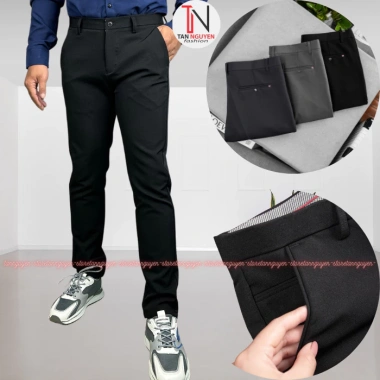 Quần tây nam co giãn 4ch TANNGUYEN STORE tuyết mưa, ống côn, may 135.200₫