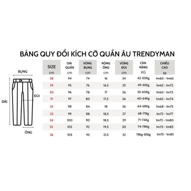 Quần Tây Nam công sở dáng ôm, vải co giãn không nhăn cao cấp - 220.000₫