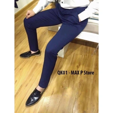 Quần tây nam công sở đen, vải co giãn 4 chiều, form đứng, lên dáng chuẩn - 199k