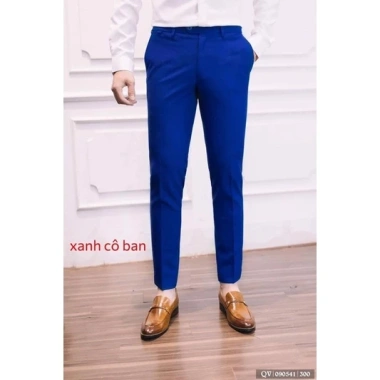 Quần tây nam công sở đen, vải co giãn 4 chiều, form đứng, lên dáng chuẩn - 199k