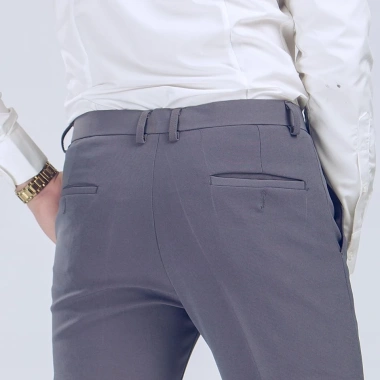 Quần tây nam công sở ORENO ống côn slimfit, vải co giãn 4 chiều - Giá chỉ 170k