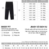 Quần tây nam Hàn Quốc JBagy baggy vải co giãn dày ống rộng đen kem JA101 281k 9