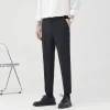 Quần tây nam Hàn Quốc ôm baggy, quần âu nam ống côn cao cấp, đa màu (đen, trắng, xám, kem) - Giá 350.000 VND 3