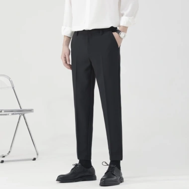 Quần tây nam Hàn Quốc ôm baggy, quần âu nam ống côn cao cấp, đa màu (đen, trắng, xám, kem) - Giá 350.000 VND