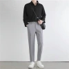 Quần tây nam Hàn Quốc ôm baggy, quần âu nam ống côn cao cấp, đa màu (đen, trắng, xám, kem) - Giá 350.000 VND 6