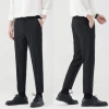 Quần tây nam Hàn Quốc ôm baggy, quần âu nam ống côn cao cấp, đa màu (đen, trắng, xám, kem) - Giá 350.000 VND 9
