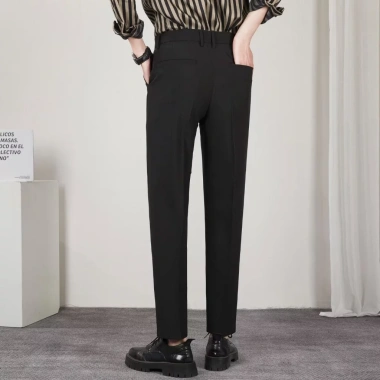 Quần Tây Nam Hàn Quốc Ống Côn QTN Fashion Slimfit mỏng nhẹ không nhăn giá 150k 4