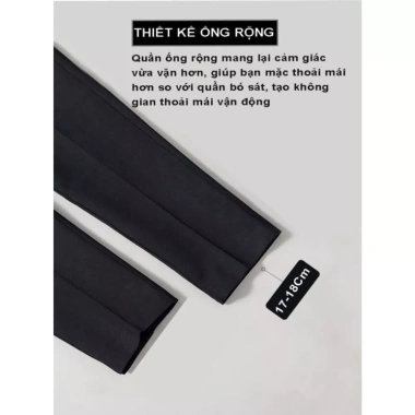 Quần Tây Nam Hàn Quốc Ống Xuông Dáng Baggy Sidetab Dày Dặn Giá 191.750₫ 7