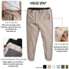Quần tây nam HELLOYOU Slimcrop 79 co giãn dày dặn, ống rộng màu đen - 259k 3