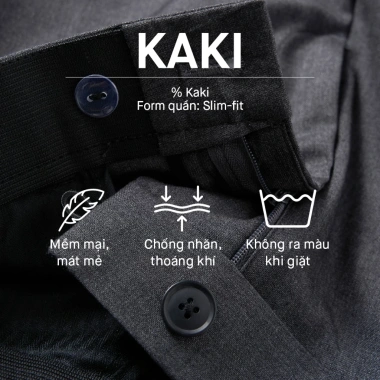 Quần Tây Nam ICONDENIM Ống Ôm Form Slim QTID50 - Basic Denim Giá 282.400₫ 8