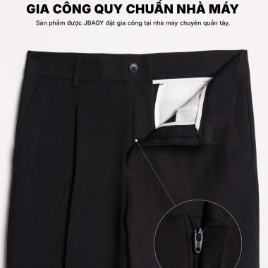 Quần tây nam JBAGY Ống suông vải âu cao cấp – Giá ưu đãi 269.000đ (giá gốc 338.940đ)