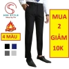 Quần Tây Nam Không Ly Vải Nhập Khẩu Không Nhăn Xù, Thoáng Mát, Thấm Hút Mồ Hôi, Giá 129.000₫