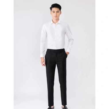 Quần tây nam màu đen Heaven Classic Slimfit, vải dày đàn hồi, chống nhăn, ống đứng, giá chỉ 480.000₫ 3 Quần tây nam màu đen Heaven Classic Slimfit, vải dày đàn hồi, chống nhăn, ống đứng, giá chỉ 480.000₫ 3