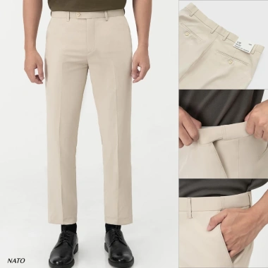 Quần Tây Nam Nato Thomason Vải Co Giãn Eo Bụng Form Regular Giá 350.000 - Lịch Sự Trẻ Trung