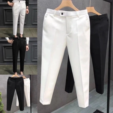 Quần tây nam ống côn vải lỳ dày dặn, không nhăn, co giãn nhẹ - Giảm 40%