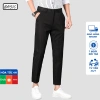 Quần tây nam ống ôm cotton chéo BASIC hơi co dãn, không nhăn, thoáng mồ hôi - Giá 99.000đ