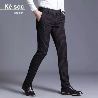 Quần tây nam ống ôm cotton chéo BASIC hơi co dãn, không nhăn, thoáng mồ hôi - Giá 99.000đ 6