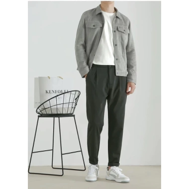 Quần Tây Nam, Quần Âu Nam 45-110KG Baggy vải co giãn nhẹ, thun lưng, giảm giá 129k