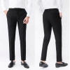 Quần tây nam trắng kem cotton không bai, dáng công sở ống đứng hơi côn 400k 9