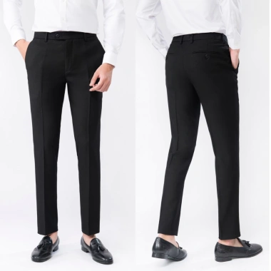 Quần tây nam trắng kem cotton không bai, dáng công sở ống đứng hơi côn 400k 9 Quần tây nam trắng kem cotton không bai, dáng công sở ống đứng hơi côn 400k 9