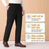 Quần Tây Nam Trung Niên – Lưng Thun Co Giãn, Ống Suông Rộng, Vải Không Nhăn – 229k
