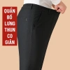 Quần Tây Nam Trung Niên – Lưng Thun Co Giãn, Ống Suông Rộng, Vải Không Nhăn – 229k 3
