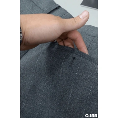 Quần tây nam vải spandeck kẻ caro co giãn nhẹ thoải mái mọi hoạt động 139k 3 Quần tây nam vải spandeck kẻ caro co giãn nhẹ thoải mái mọi hoạt động 139k 3