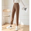 Quần Tây Nữ 3A Lưng Thun Cạp Cao Baggy Dáng Ống Đứng Khóa Trước Giá Ưu Đãi 79k 9
